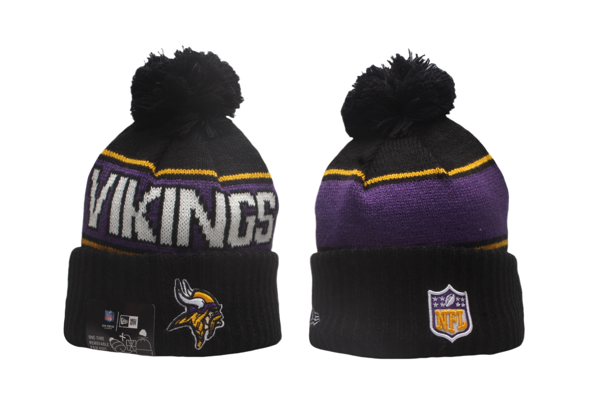 2024 NFL Minnesota Vikings purple beaines->nfl hats->Sports Caps